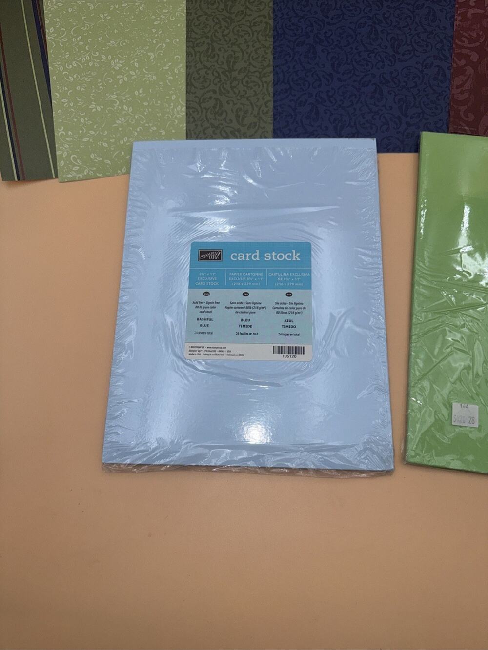 Lot of 35 Sheets SOLID Cardstock 8.5x11 ~ 10 Sheets 12x12 Stampin' Up ~ Opened